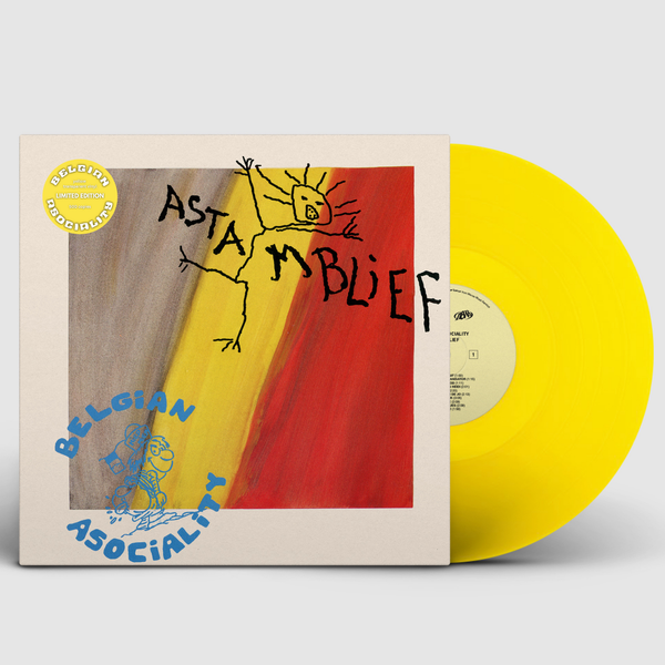 Belgian Asociality - Astamblief LP yellow transparent vinyl - LIMITED EDITION 500x