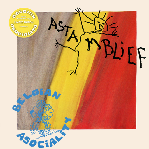 Belgian Asociality - Astamblief LP yellow transparent vinyl - LIMITED EDITION 500x