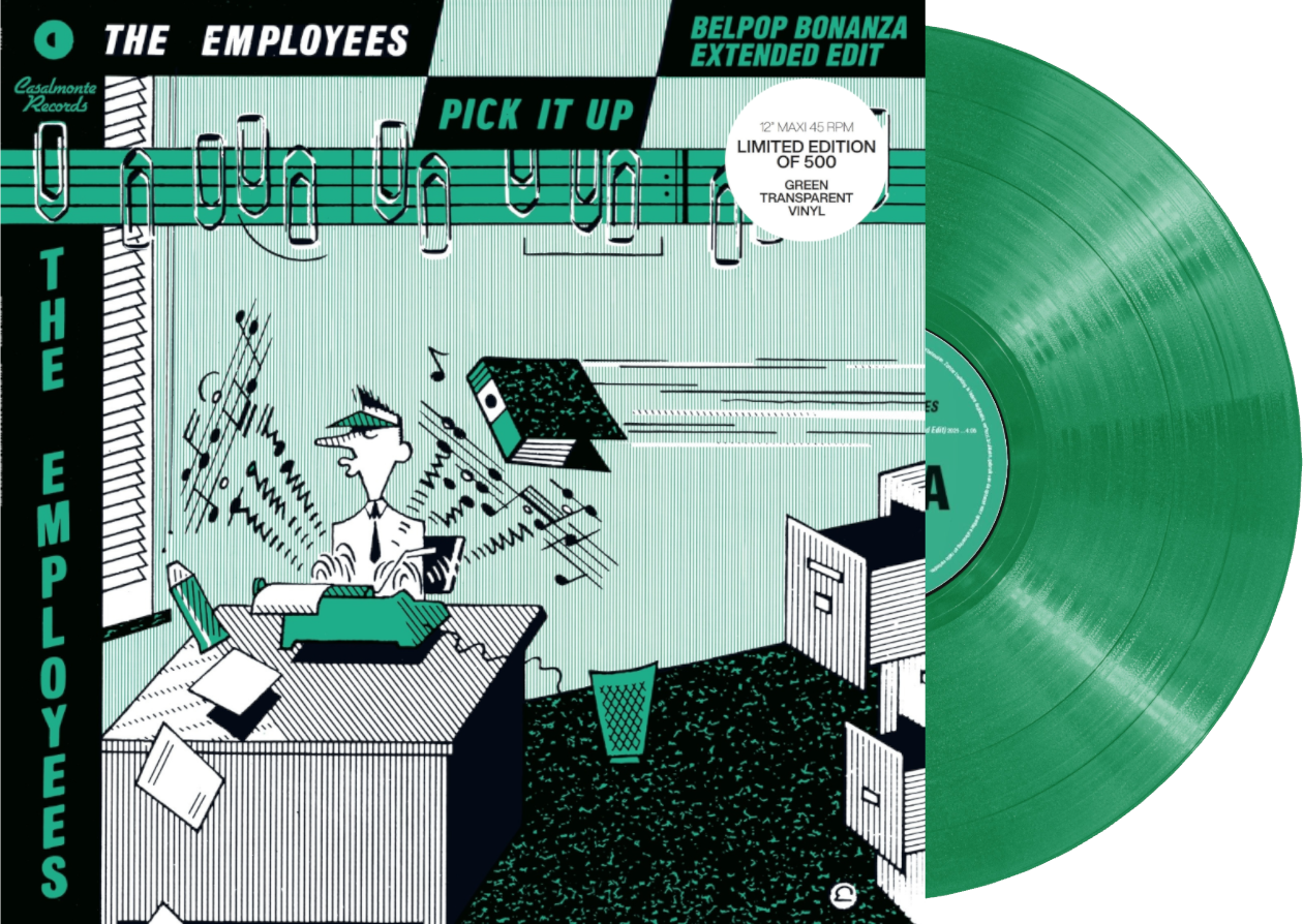 The Employees - Pick It Up (Belpop Bonanza Extended version) 12" maxi Green Transparent