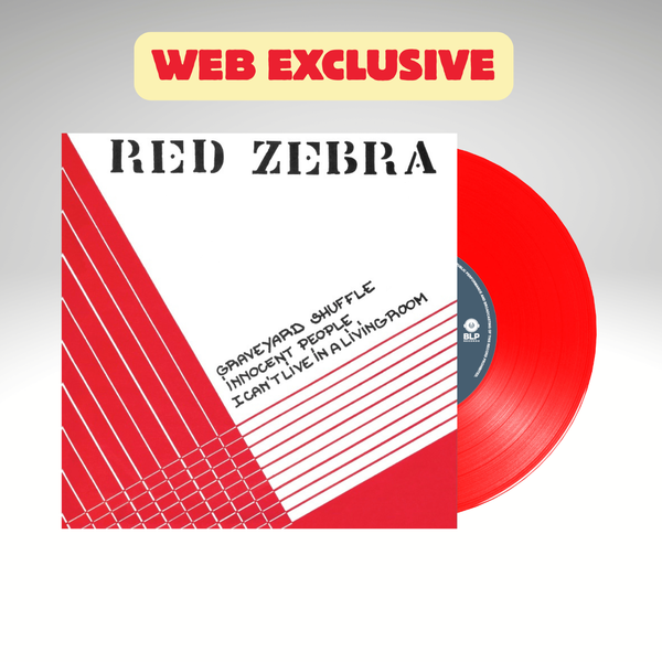 Red Zebra - Innocent People / I Can't Live In A Living Room / Graveyard Shuffle 7" Limited Edition RED VINYL