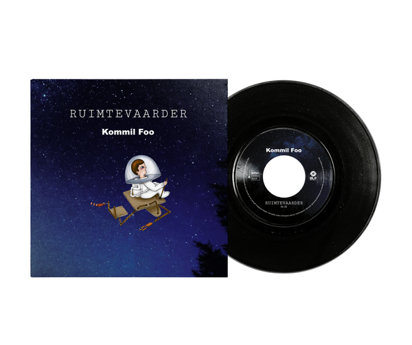Ruimtevaarder - Kommil Foo 7" single Limited Edition zwart vinyl